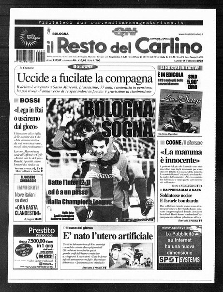 Il Resto del Carlino : giornale dell'Emilia